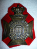 Queen's Westminster Volunteers Victorian Helmet Plate Badge